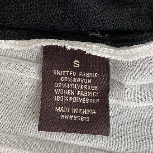 FEVER Mixed Media Accordion Pleat Tunic #UU3 - Picture 6 of 6